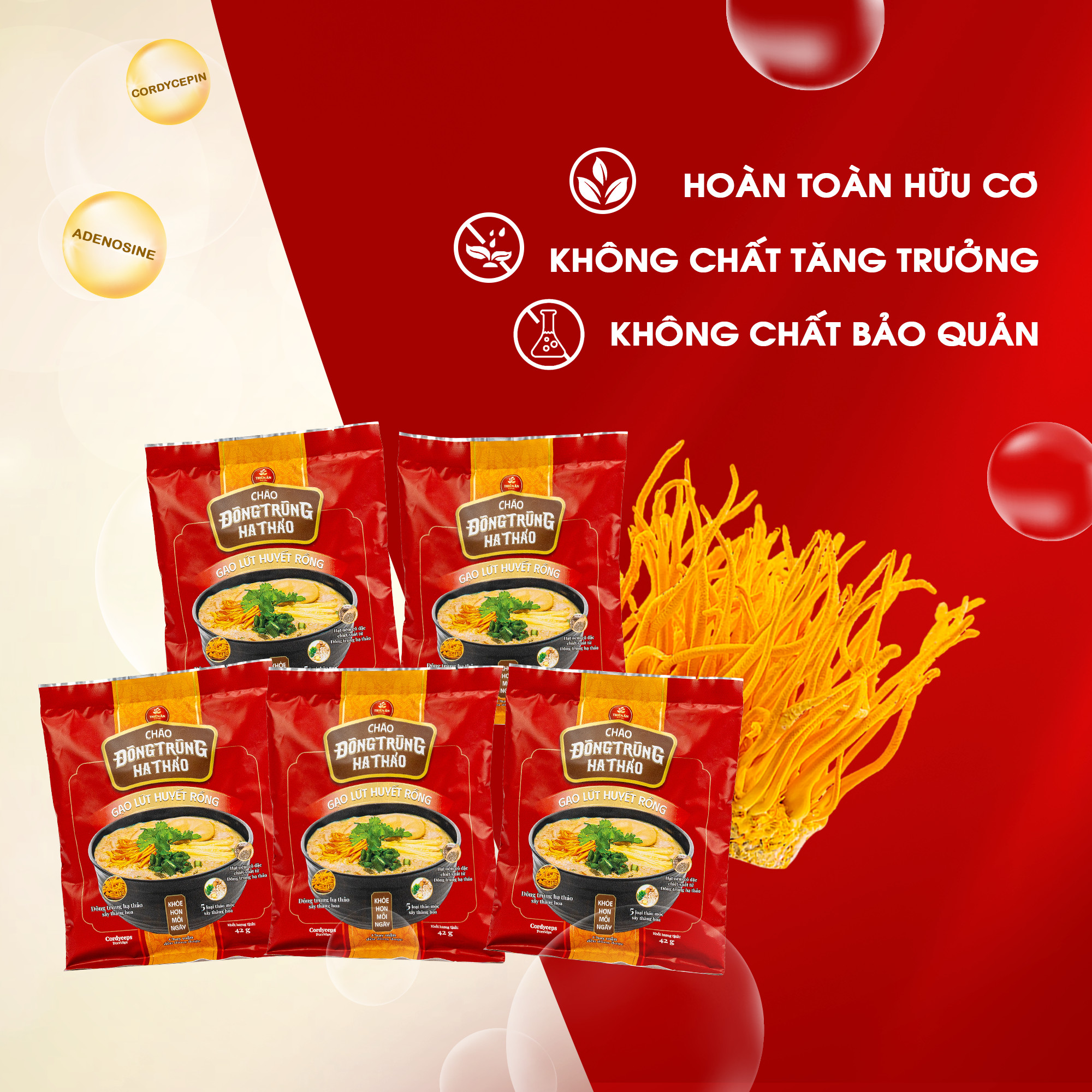 Cháo Dược Liệu Đông Trùng Hạ Thảo Thiên Ân