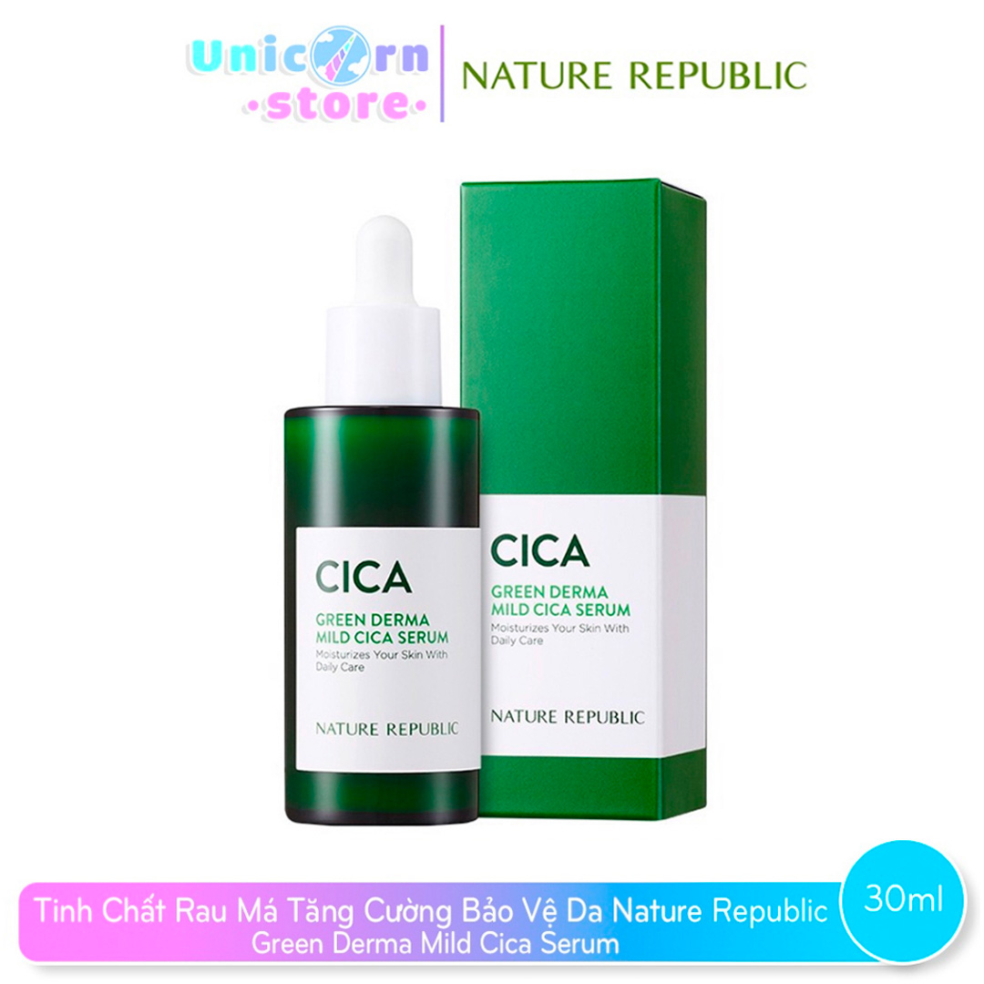 Tinh Chất Làm Dịu Da Nature Republic Cica Green Derma Mild Cica Serum