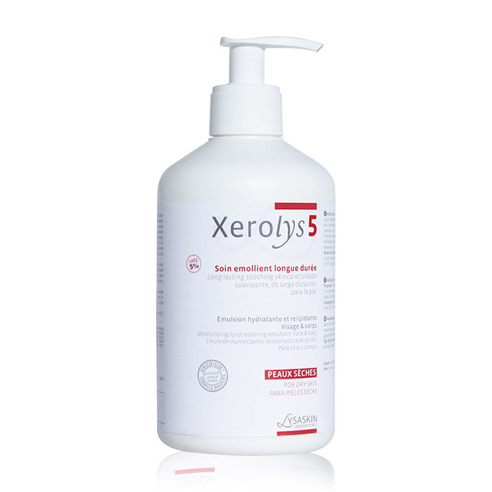 Kem dưỡng ẩm cho da khô, da lão hóa Xerolys 5 Soin Emollient Longue Duree - 200ml