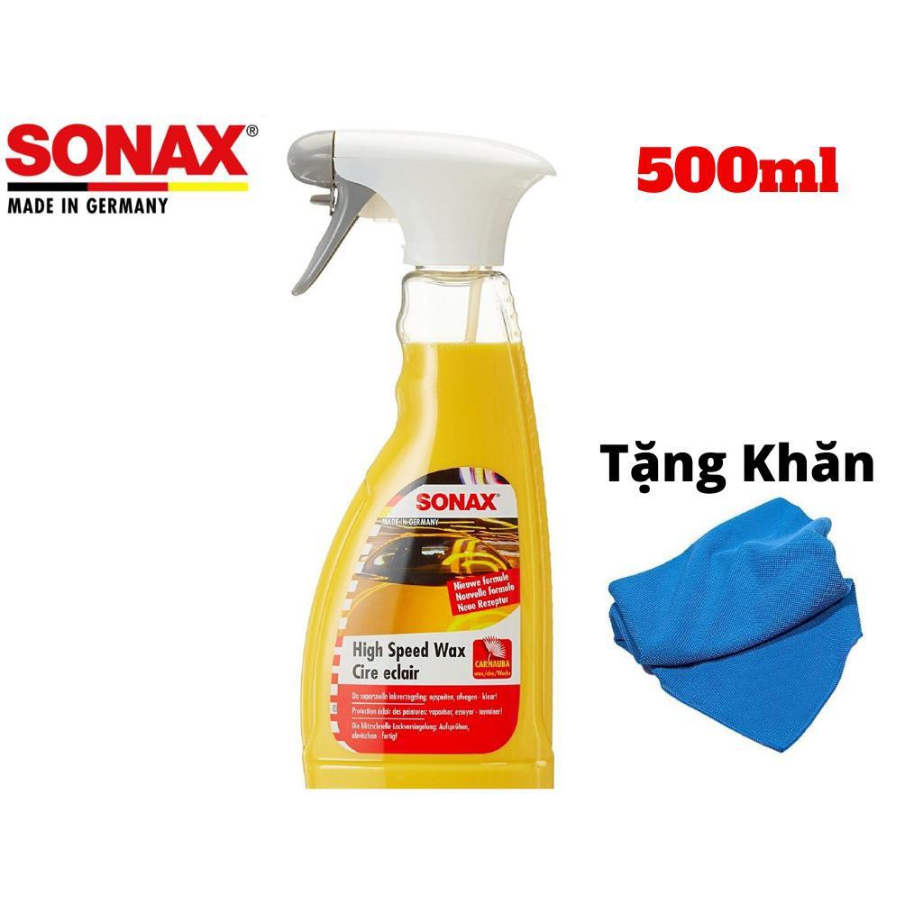 Dung Dịch Làm Sạch Đánh Bóng Nhanh Sonax High Speed Wax 288200