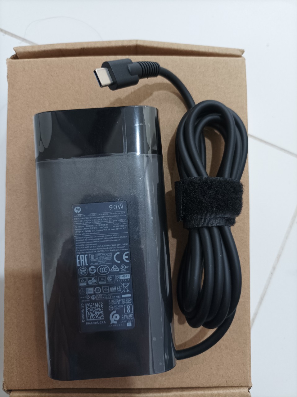 Sạc dành cho Laptop HP Spectre x360 15 15t-Bl100 90W 20V 904144-850 USB-C Type-C
