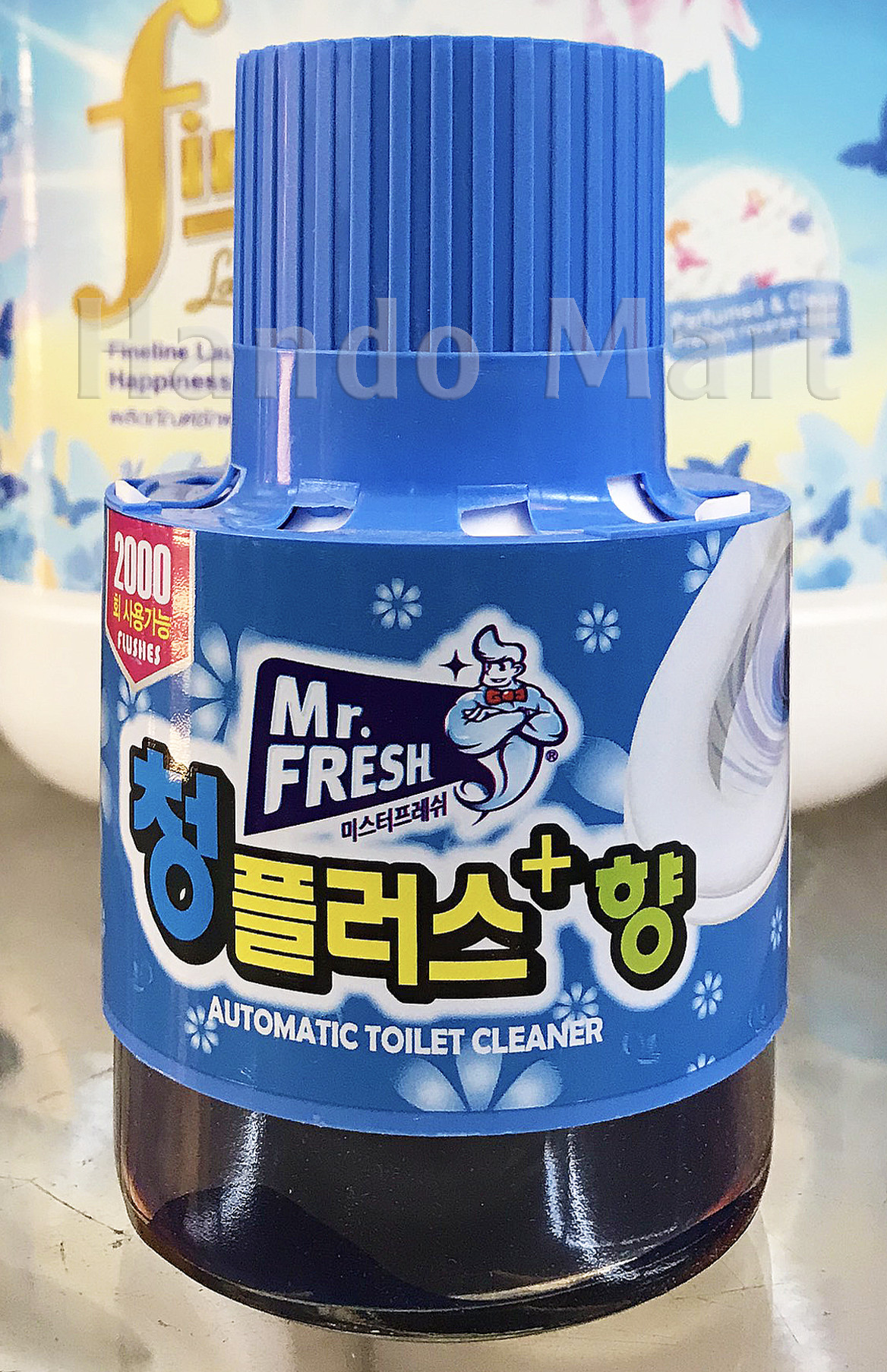 Combo 5 Cốc thả bồn cầu tẩy xanh toilet Mr.Fresh - Hàn Quốc 180g (hàng chính hãng) / 3 Ngàn hoa + 2 hoa Ly