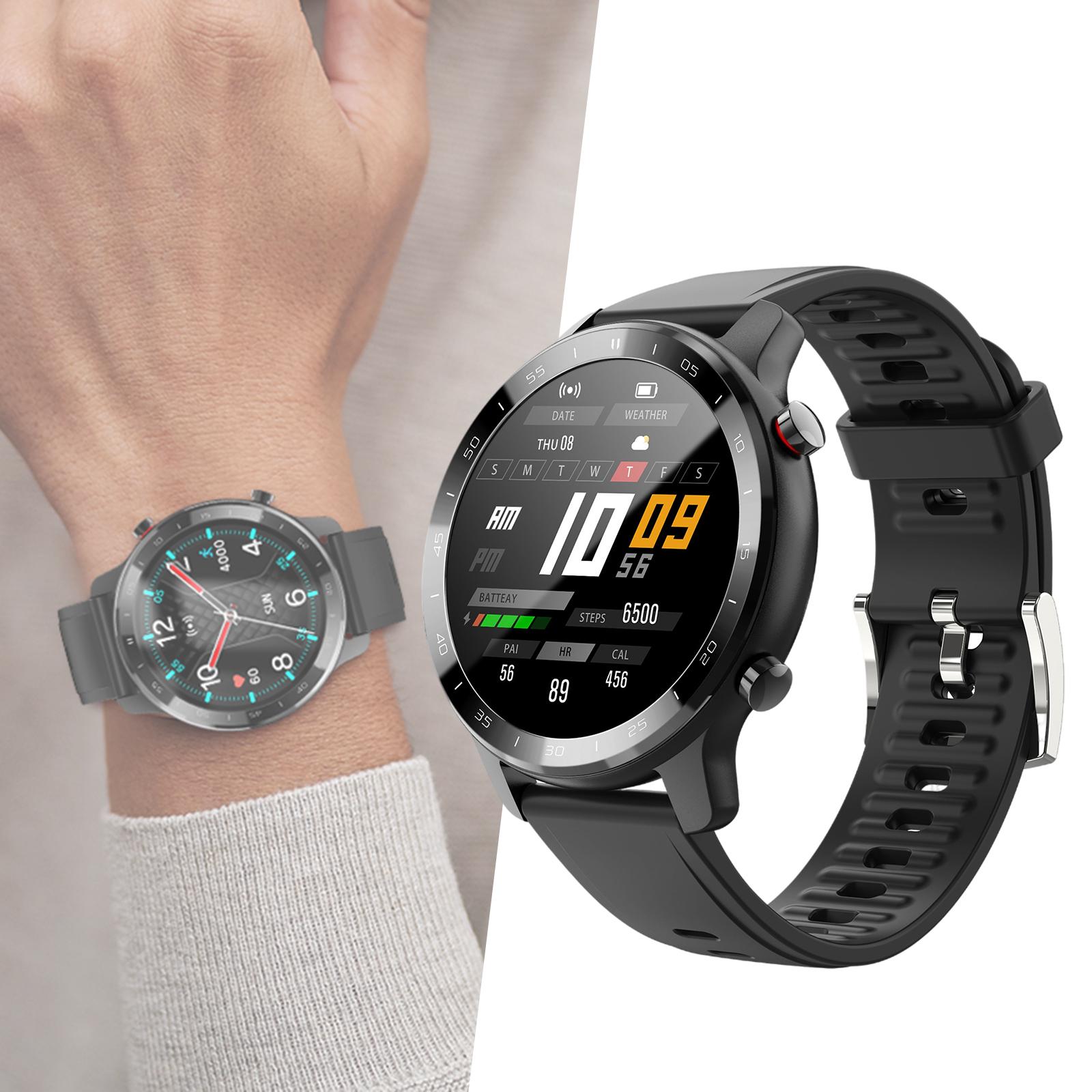 Sports Round Smart Watch 1.28'' IP67 Waterproof Fitness Tracker