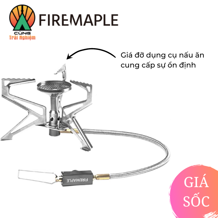 [CHÍNH HÃNG] Bếp Gas Dã Ngoại Điều Áp Mini Ngoài Trời Chuyên Dụng Siêu Nhỏ Gọn Fire-Maple FMS-ROCK