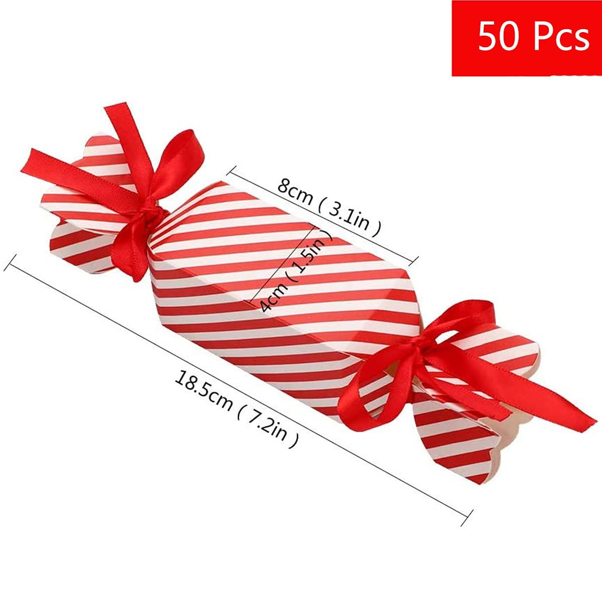 50 mảnh hộp quà tặng hộp quà nhỏ giấy hộp đồ ngọt hộp Giáng sinh hộp nhỏ Hộp Giáng sinh cho đồ ngọt, sô cô la, v.v.