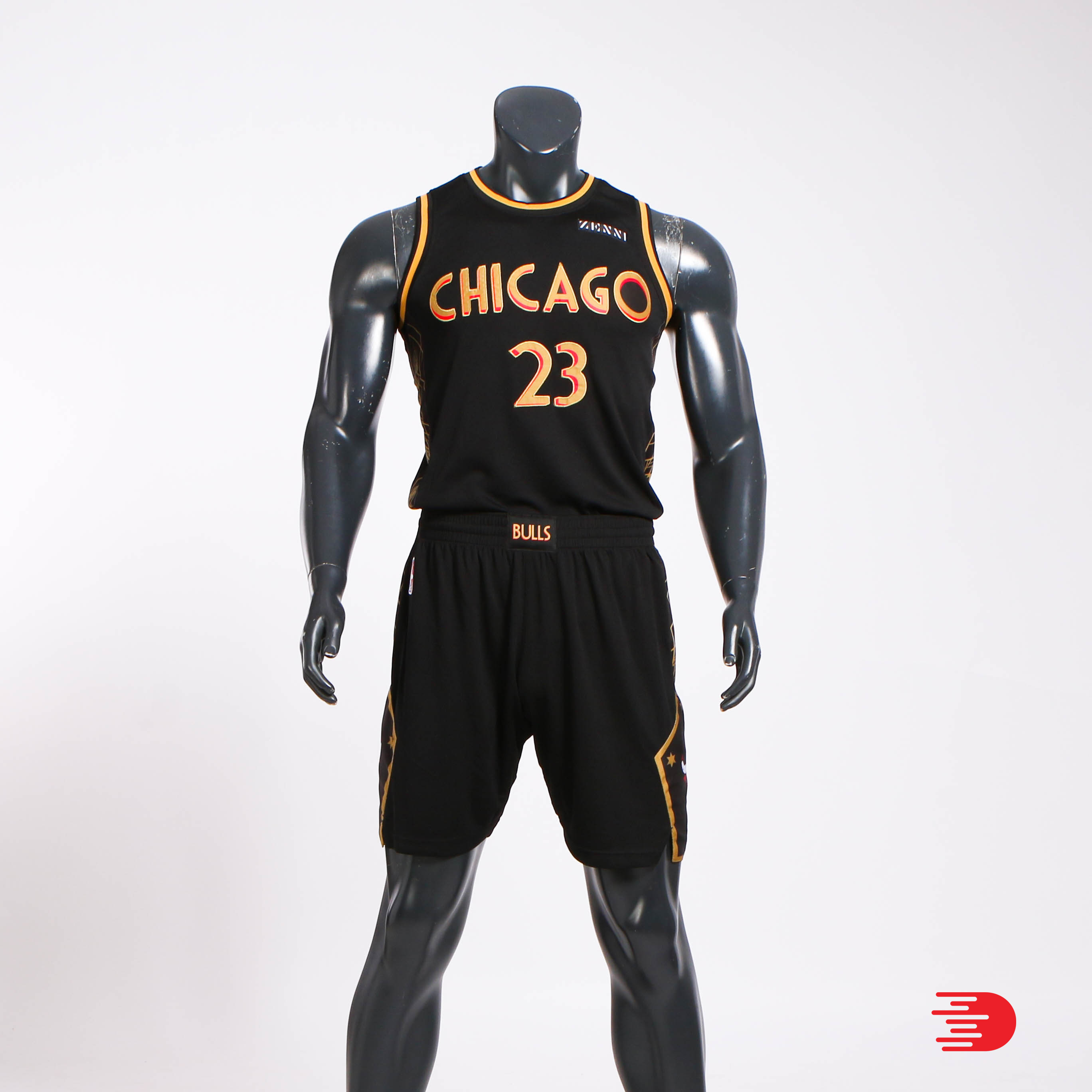 Bộ quần áo bóng rổ Delo Chicago BULLS City Edition - Hàng In