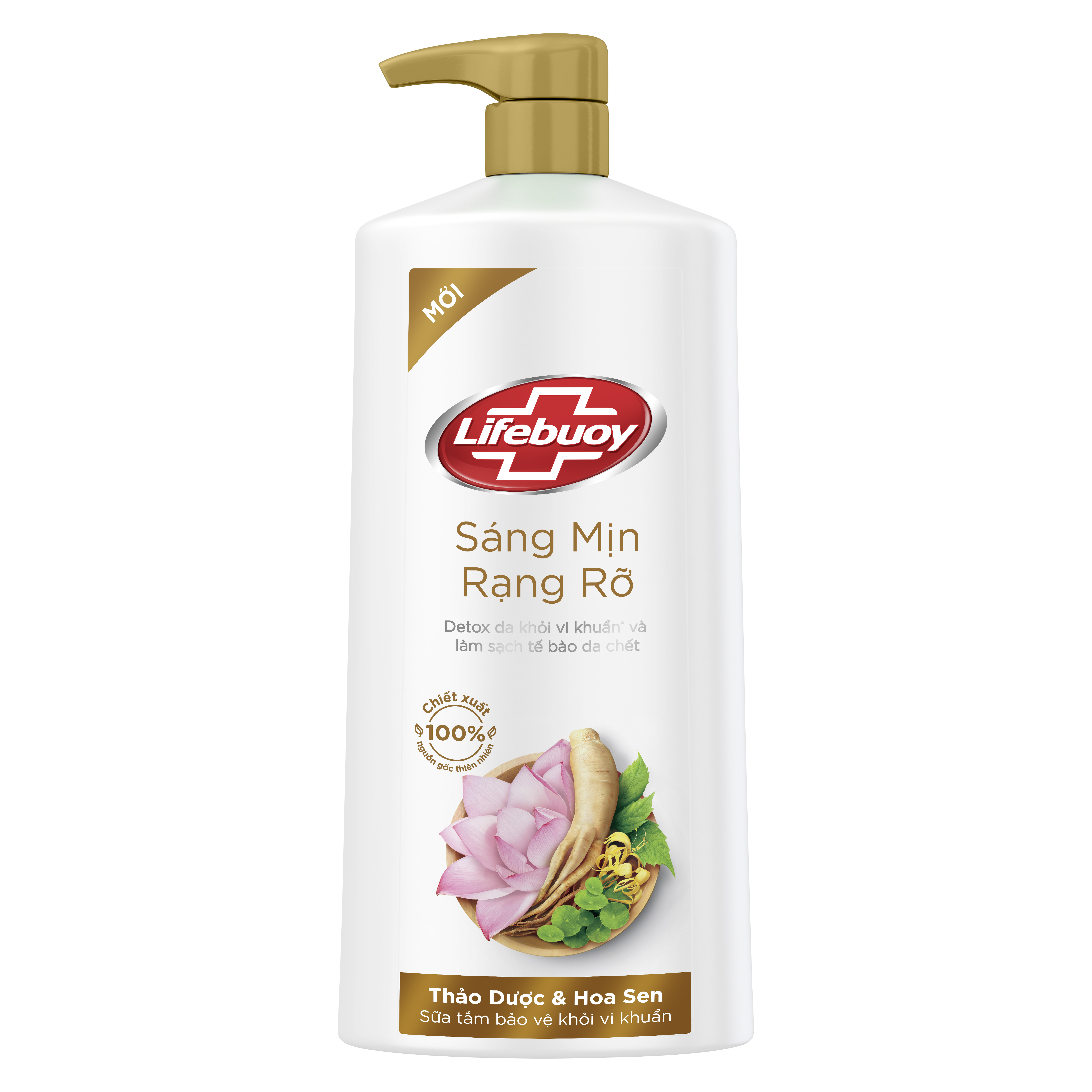 Sữa Tắm Lifebuoy Bảo Vệ Khỏi Vi Khuẩn Thảo Dược & Hoa Sen 800g