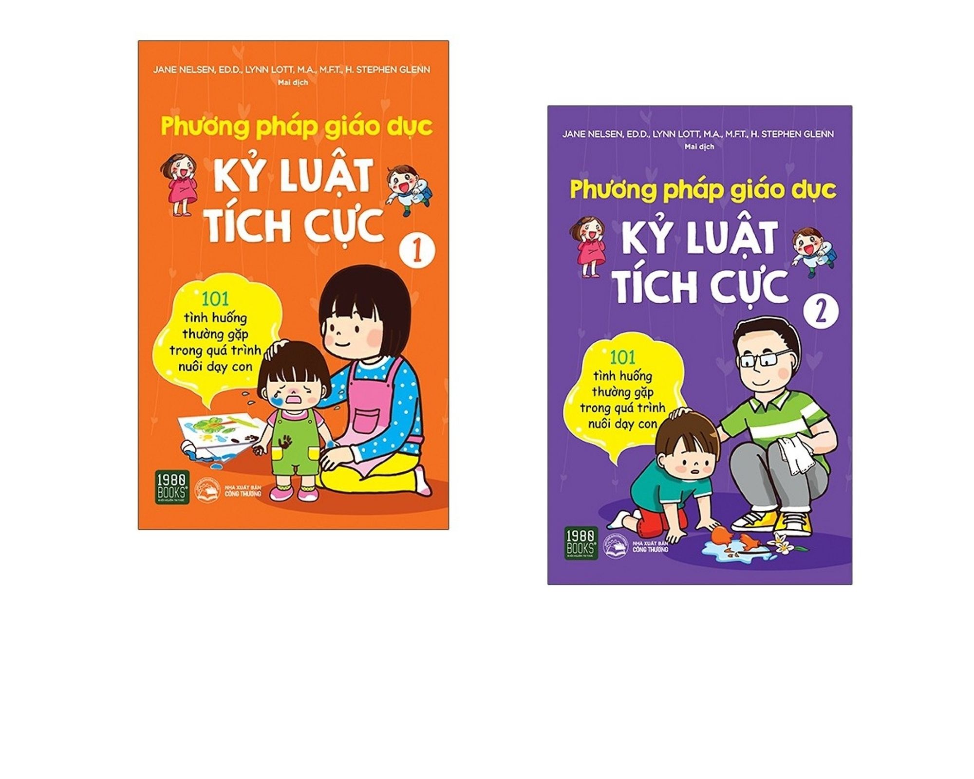 Combo sách giáo dục con trưởng thành : Phương Pháp Giáo Dục Kỷ Luật Tích Cực - Tập 1+2