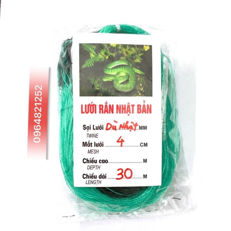 (sale)  lưới bẫy rắn hàng loại 1 sợi dù nhật dài 30m lưới tàng hình bắt các loại rắn hổ mang và nhiều loài rắn khác - đạ