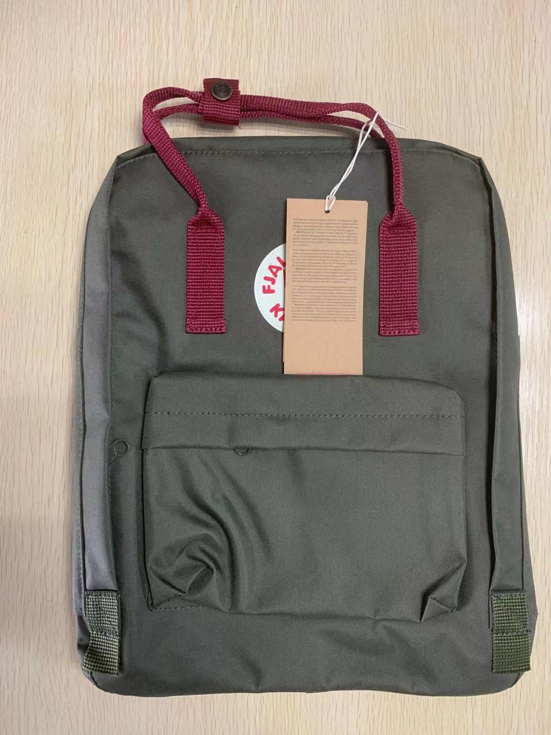 Cáo Ba Lô Fjallraven Học Cổ Điển Thiết Kế Ken Lưng Cho Nữ Trẻ Em Học Kạn Túi Thiết Kế