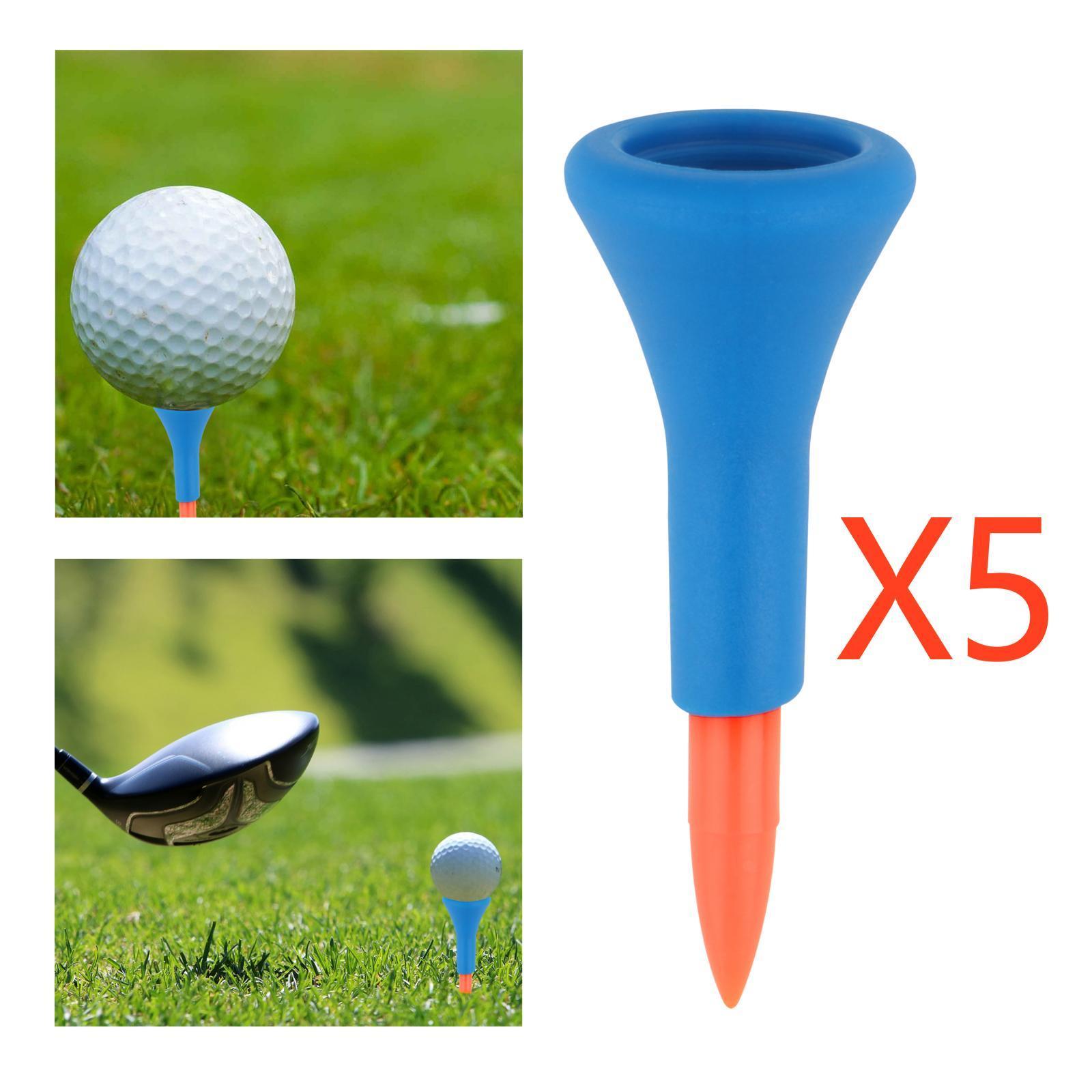 10 Pieces Rubber golf professional tees Holder Practice for  Outdoor Mat