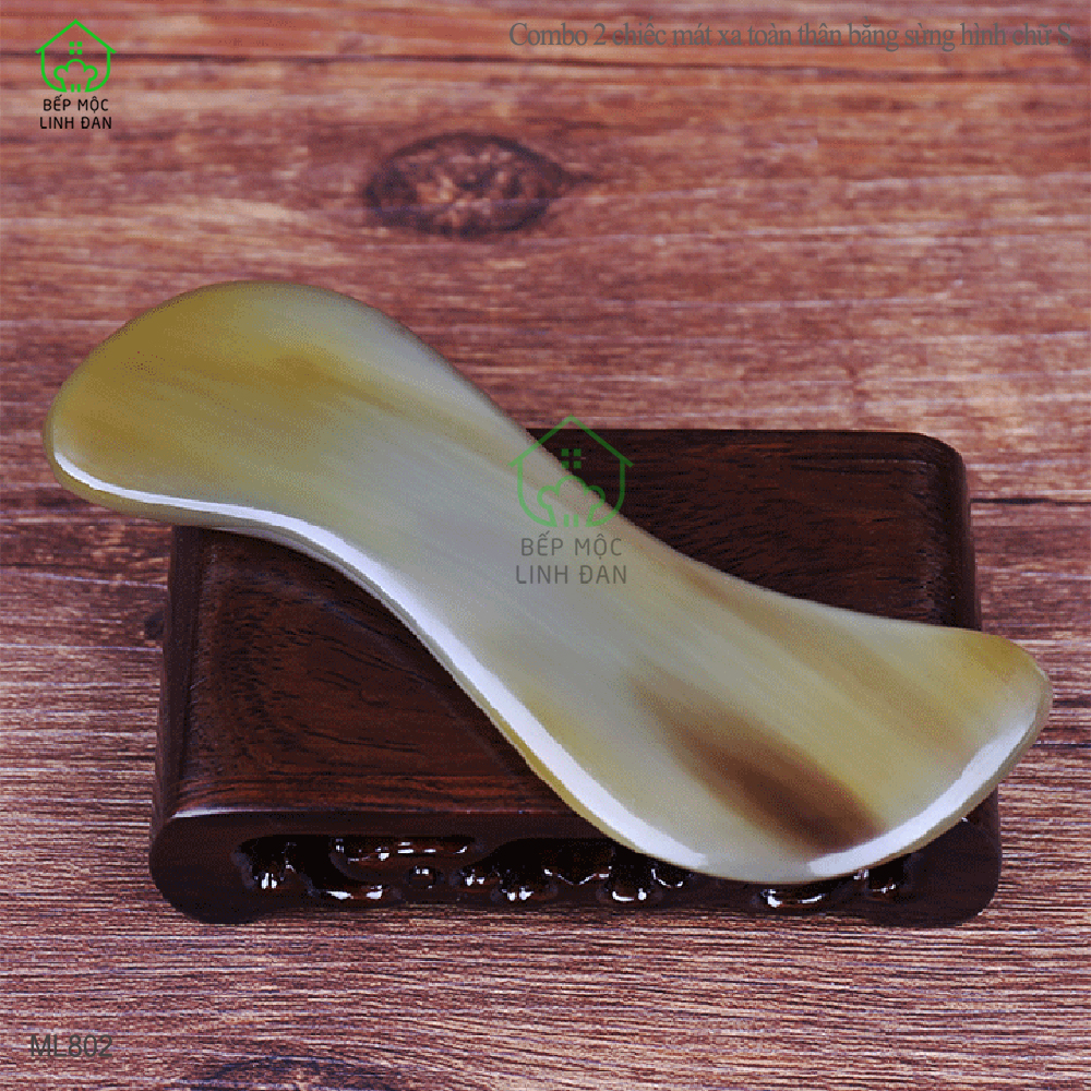 Combo 2 Chiếc Cạo Gió Masssage - Chăm sóc da toàn thân hình chữ S [ML802]
