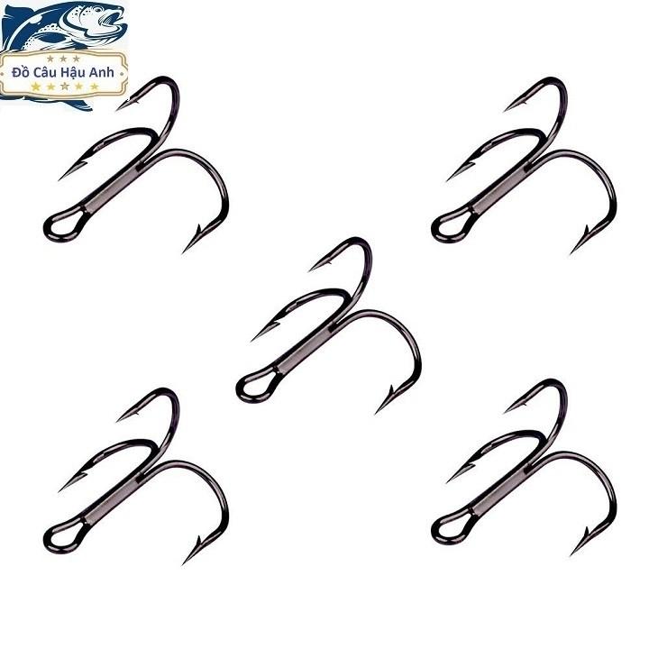Combo 10 Lưỡi 3 Tiêu Lưỡi Câu Cá Có Ngạnh Lưỡi Câu Lure Thép Không Gỉ LC3