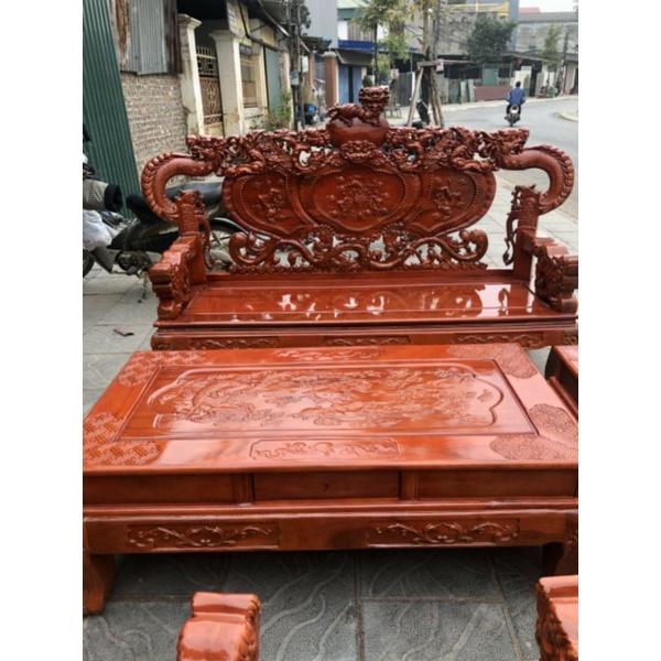 Bộ bàn ghế mẫu rồng khuỳnh - NỘI THẤT BÌNH LONG 0988-352-210