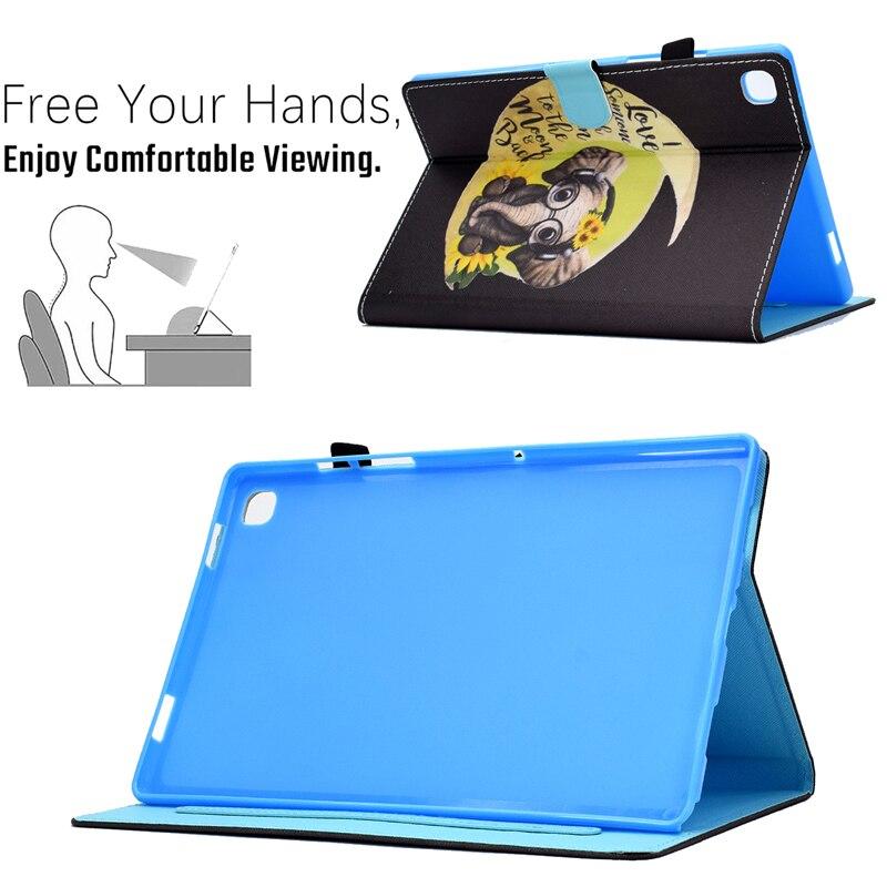 Bao Da Họa Tiết Hoạt Hình Dễ Thương Cho Samsung Galaxy Tab A7 Lite 8.7 Inch Sm-T220 T225