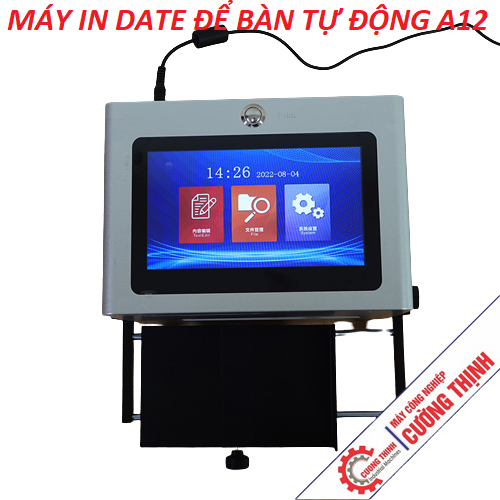 Máy in date để bàn tự động A12 phun hạn sử dụng Cường Thịnh