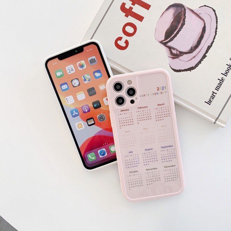 Ốp Lưng Lịch 2021 Dành Cho iPhone 6 / 6 Plus / 7 / 7 Plus / 8 / 8 Plus / X / Xs / Xs Max / 11 / 11 Pro / 11 Pro Max / 12 / 12 Pro / 12 Pro Max