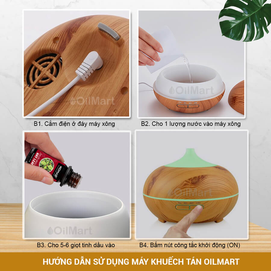 Máy Khuếch Tán Tinh Dầu Quả Bí - 9W 400ml