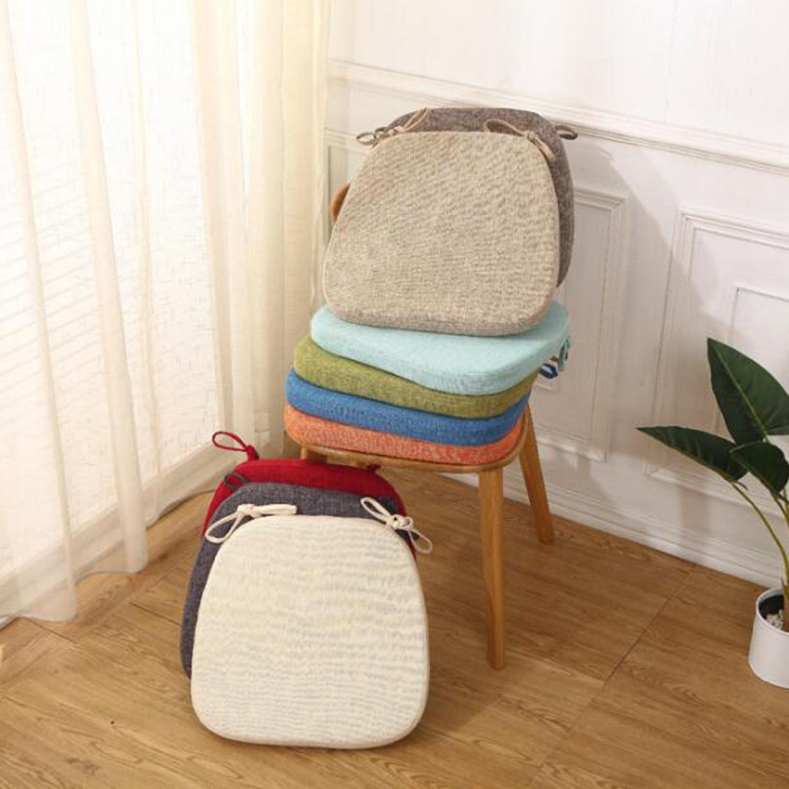 Chair Seat Cushion Pad Office Home Chair Cushion Chair Pad Black Grey