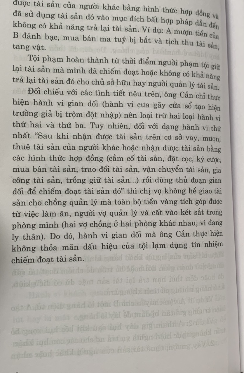 Bình luận án hình sự phức tạp, có nhiều quan điểm khác nhau trong quá trình tiến hành tố tụng và một số án lệ, quyết định giám đốc thẩm