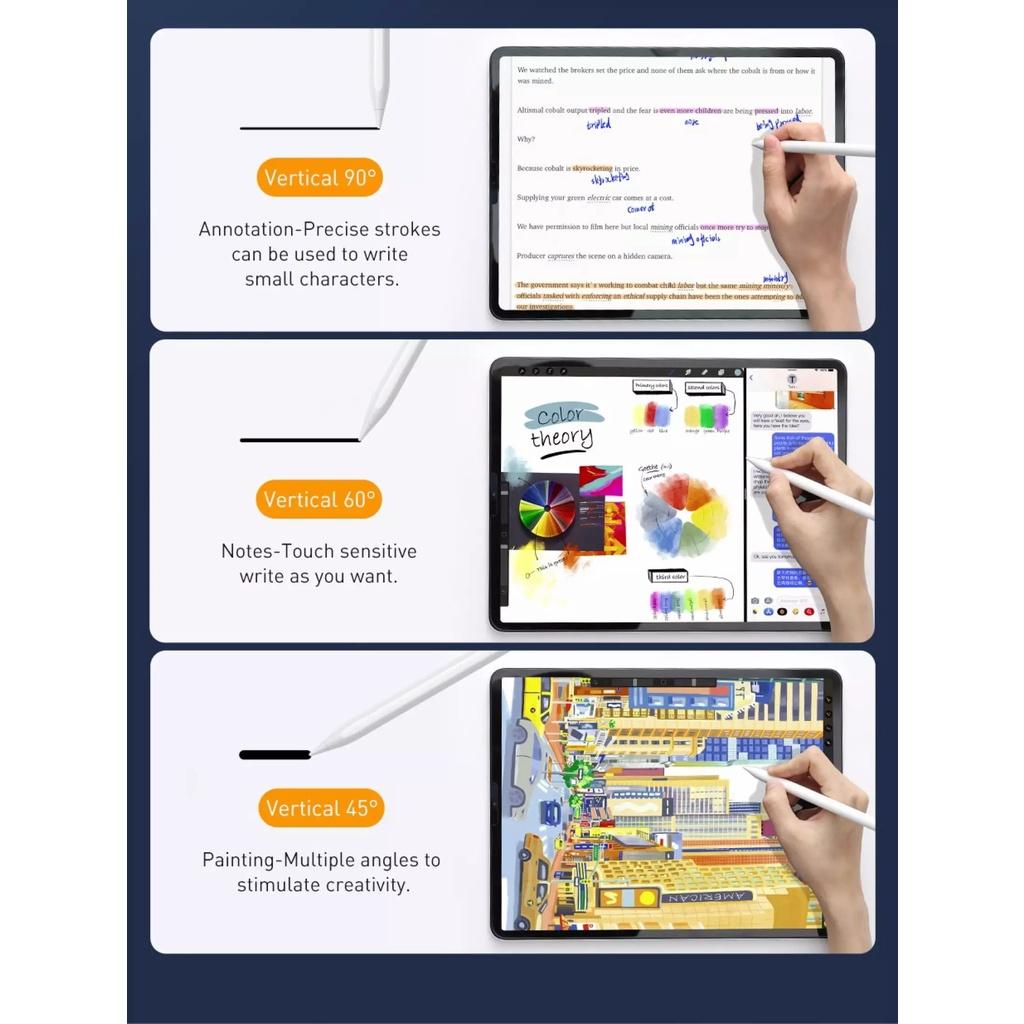 Bút cảm ứng cho Ipad Active&amp;Passive Pencil 3 siêu nhạy ️ ️