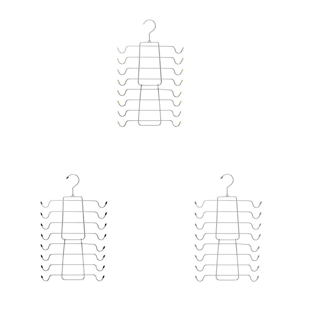 3pcs Tank Top Hanger Closet Organizer Hangers Folding Space Saving Hanger
