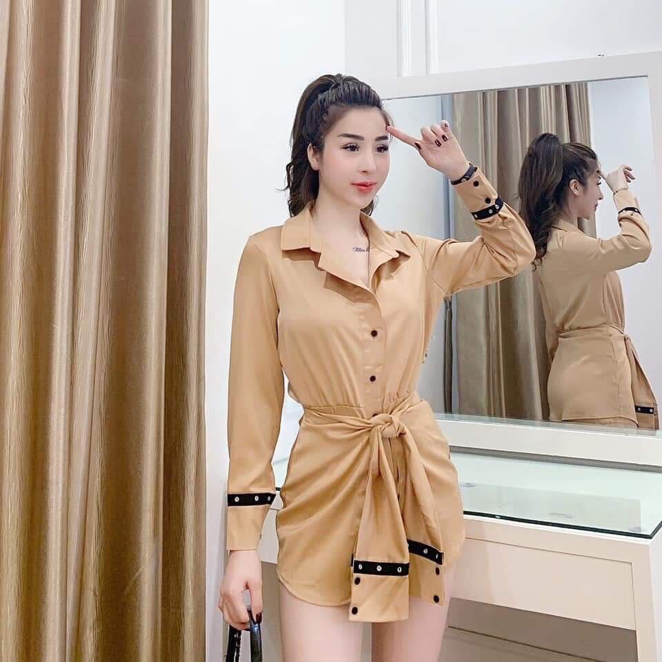 Set bộ sơ mi nữ kèm quần