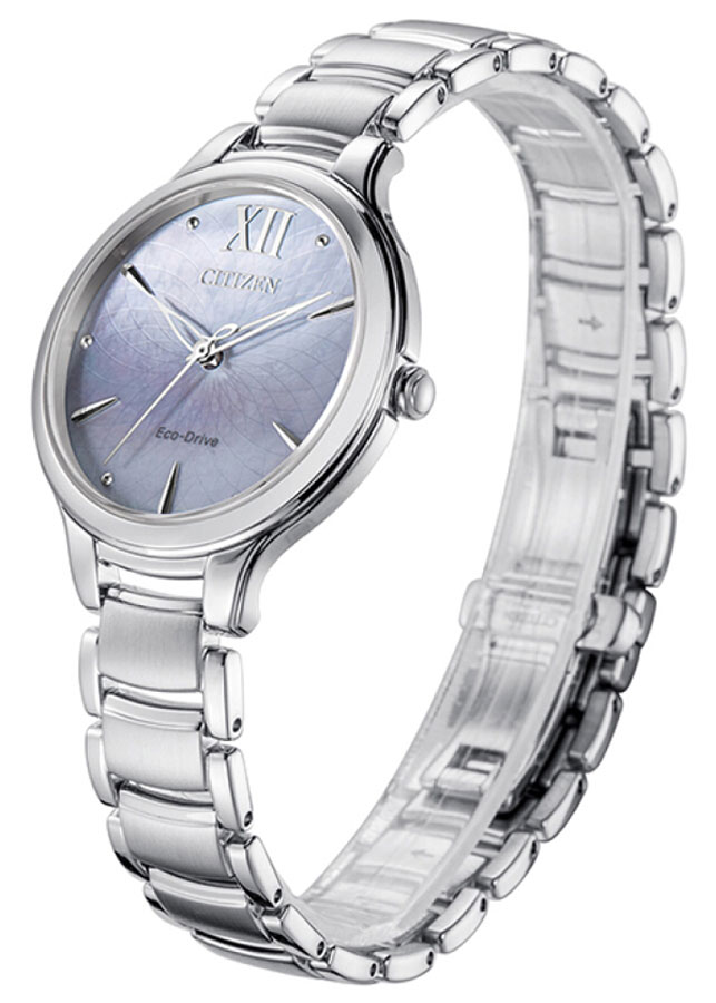 Đồng Hồ Nữ Citizen Dây Thép Không Gỉ EM0550-83N - Mặt Xà Cừ