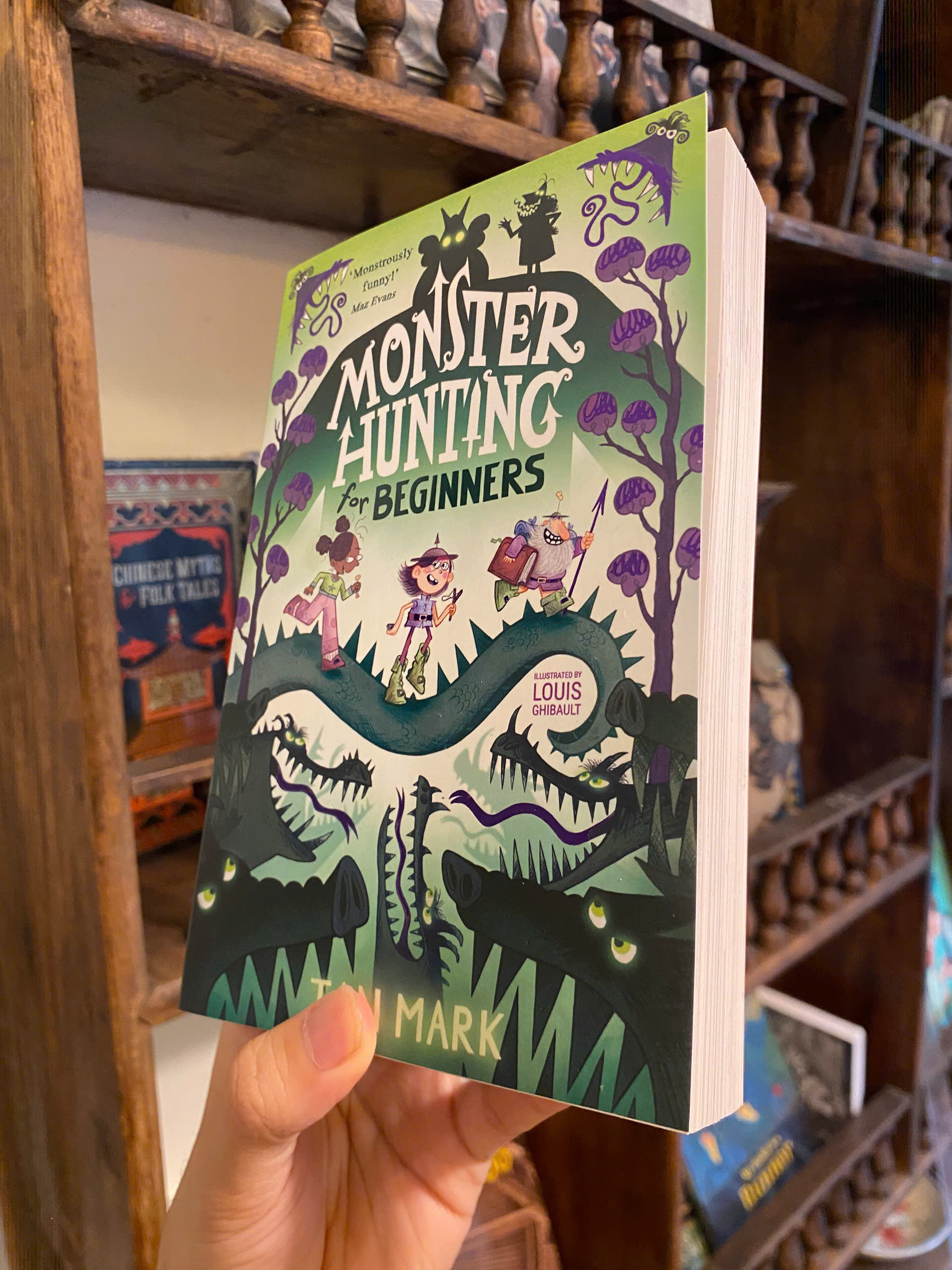 Sách - Monster Hunting for Beginners by Ian Mark | English Children's Fantasy Fiction Novel