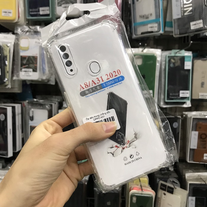 Ốp lưng dẻo trong chống sốc dành cho OPPO A31