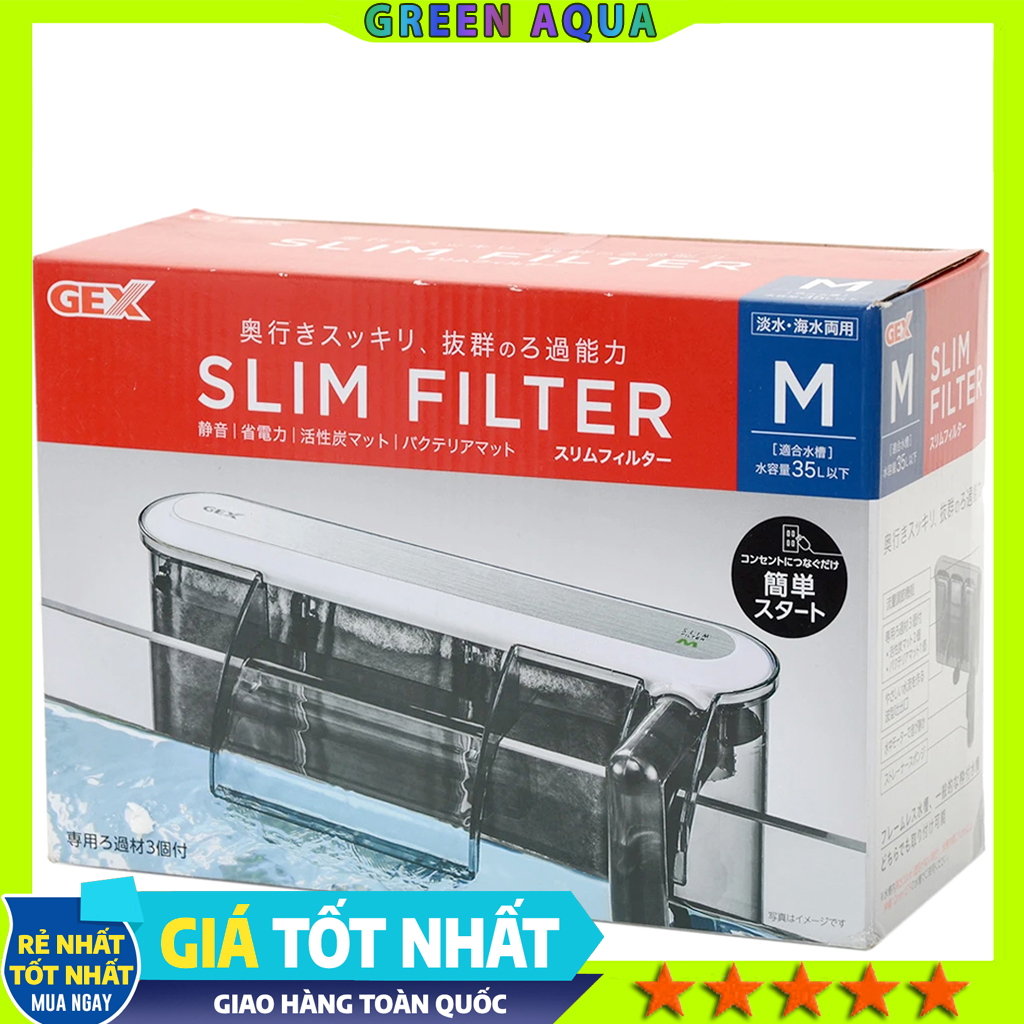 GEX - Slim Filter M | Máy lọc thác cao cấp cho hồ cá thủy sinh