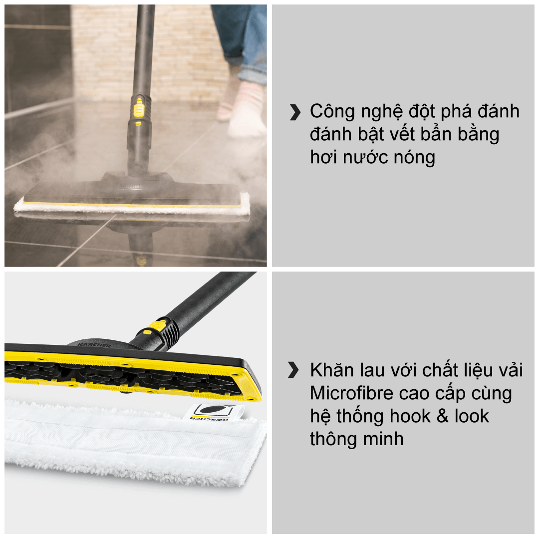 Máy làm sạch bằng hơi nước Karcher SC 5 Easyfix EU