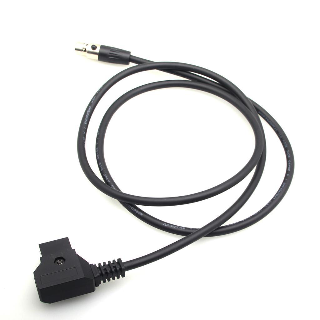 D Tap Male to 4 Pin Mini XLR Female Adapter Power Cable For Camera TVlogic Monitor