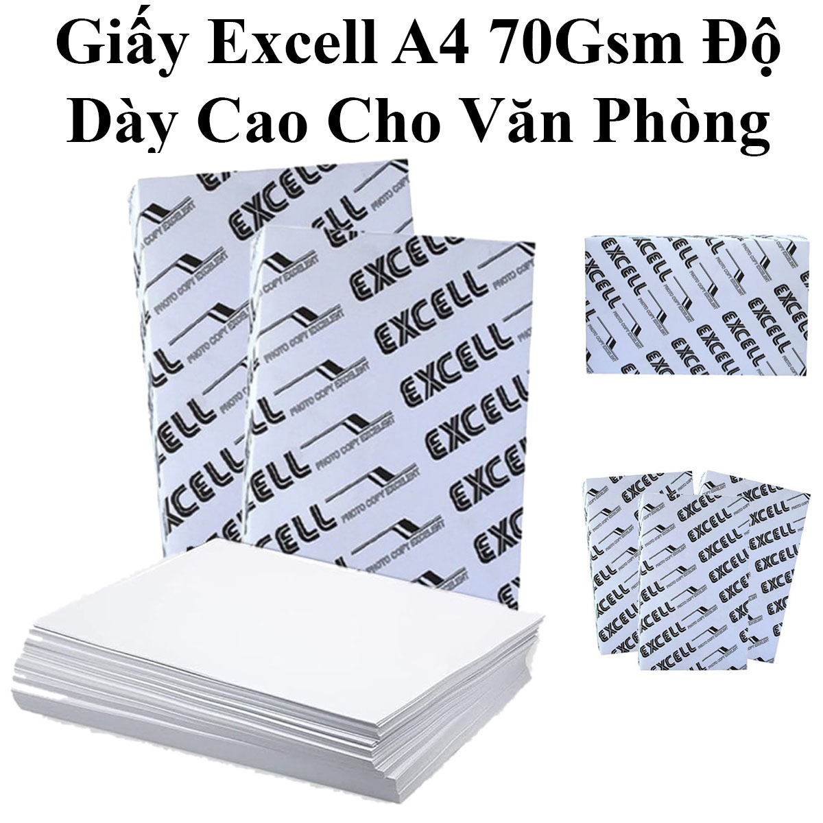 Giấy Excell A4 - 70Gsm Độ Dày Cao Cho Văn Phòng
