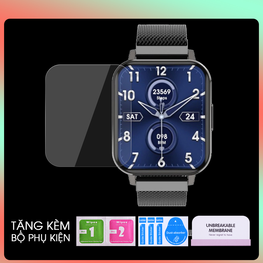 Miếng Dán PPF Dẻo Bảo Vệ Màn Hình, Chống Trầy Xước Cho Đồng Hồ Thông Minh DTX Smart Watch- Hàng Chính Hãng