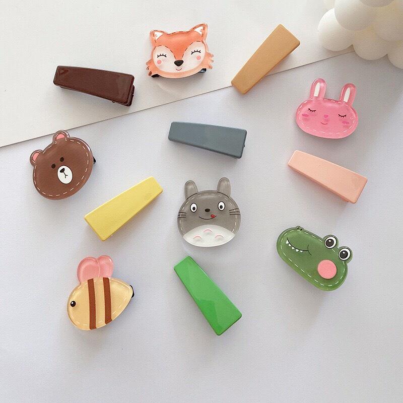 SET 2 - KẸP HOẠT HÌNH SIÊU CƯNG CHO BÉ - NUNAM SHOP