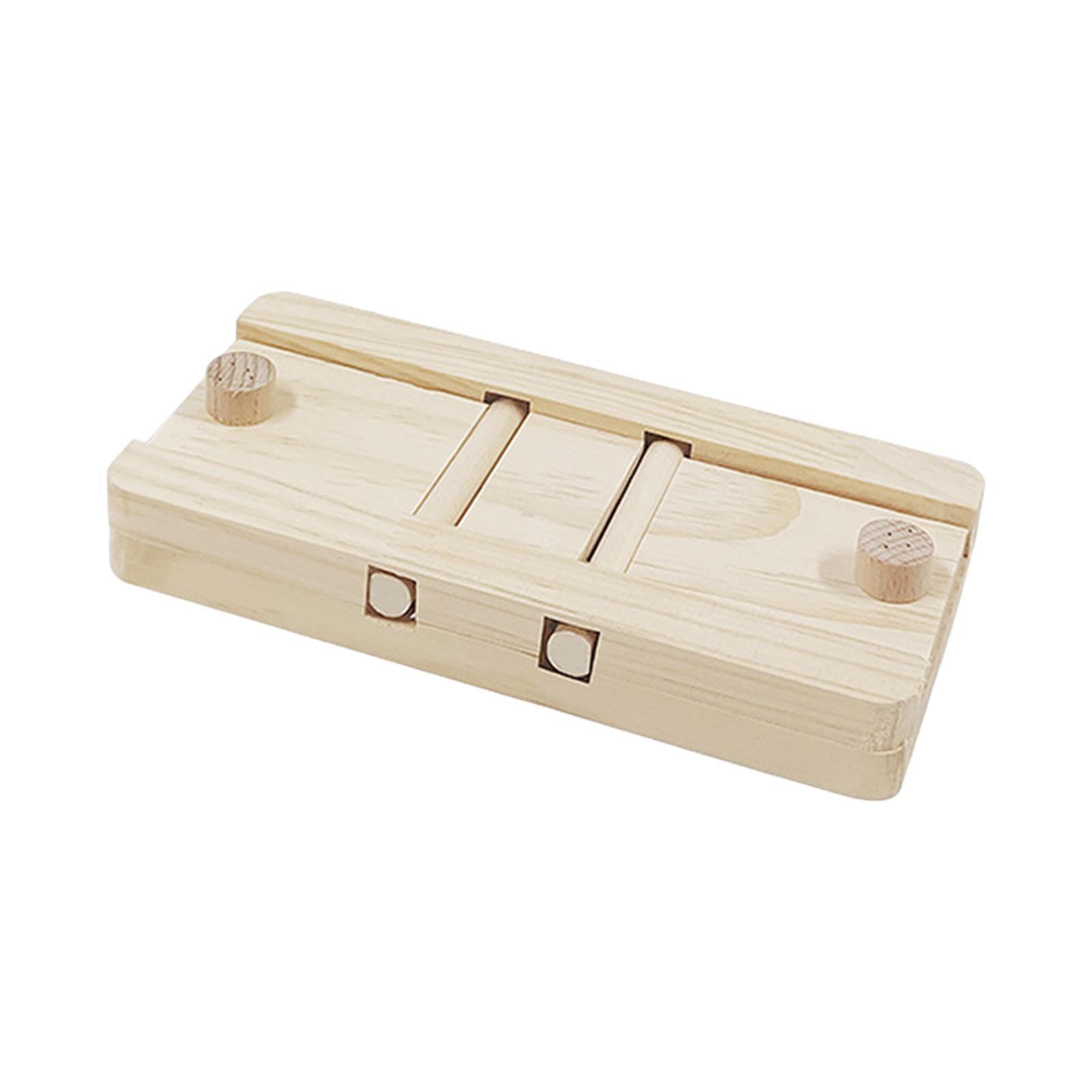 Wooden Enrichment Foraging Toy Chew Toys Interactive for Gerbil Rabbit