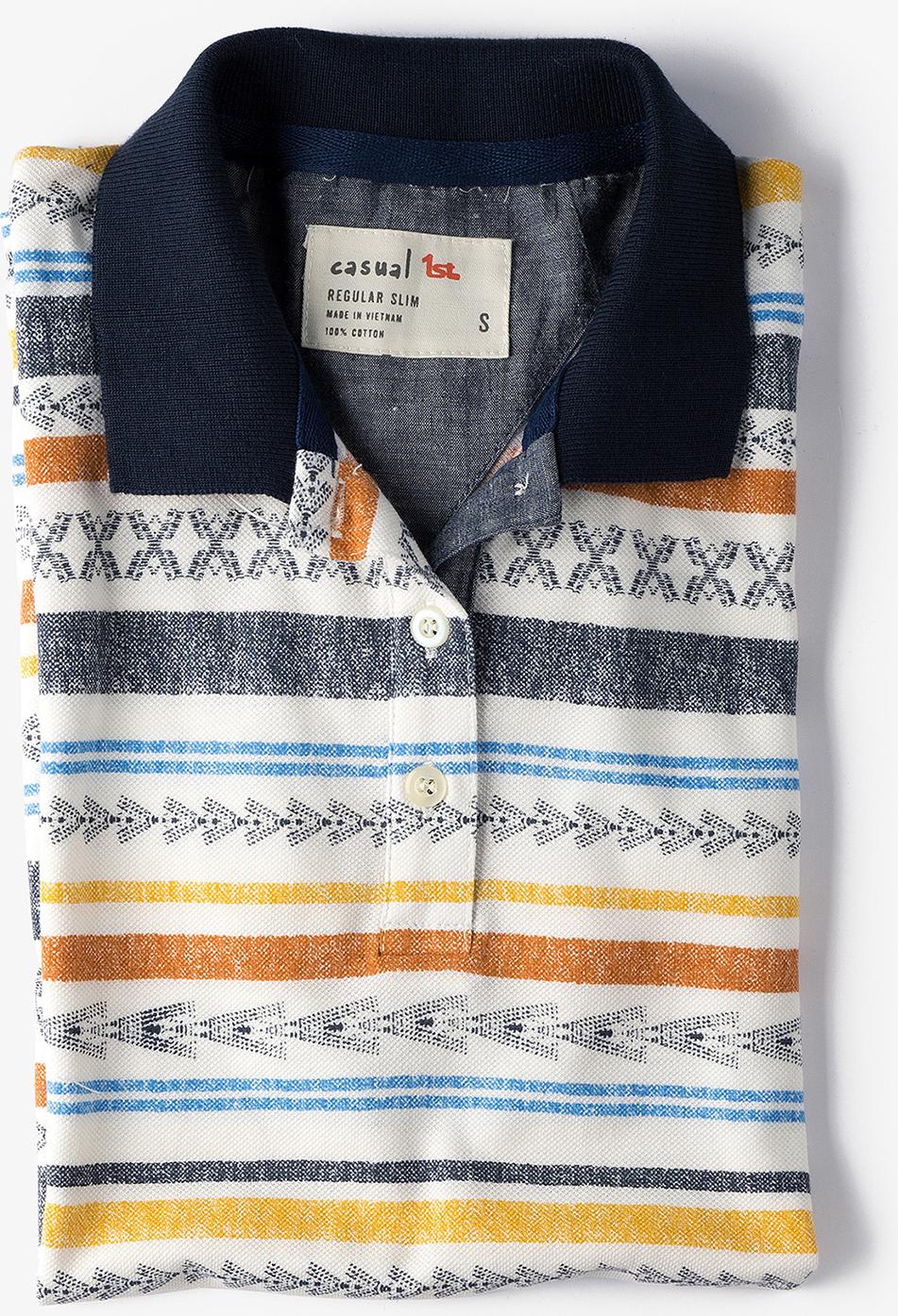 Áo thun nữ polo trơn Casual 1st có cổ tay ngắn cộc, vải 100% cotton cao cấp thoáng mát, thấm hút mồ hôi, form áo trẻ trung thích hợp đi làm, đi chơi, dạo phố, du lịch, Made in Vietnam