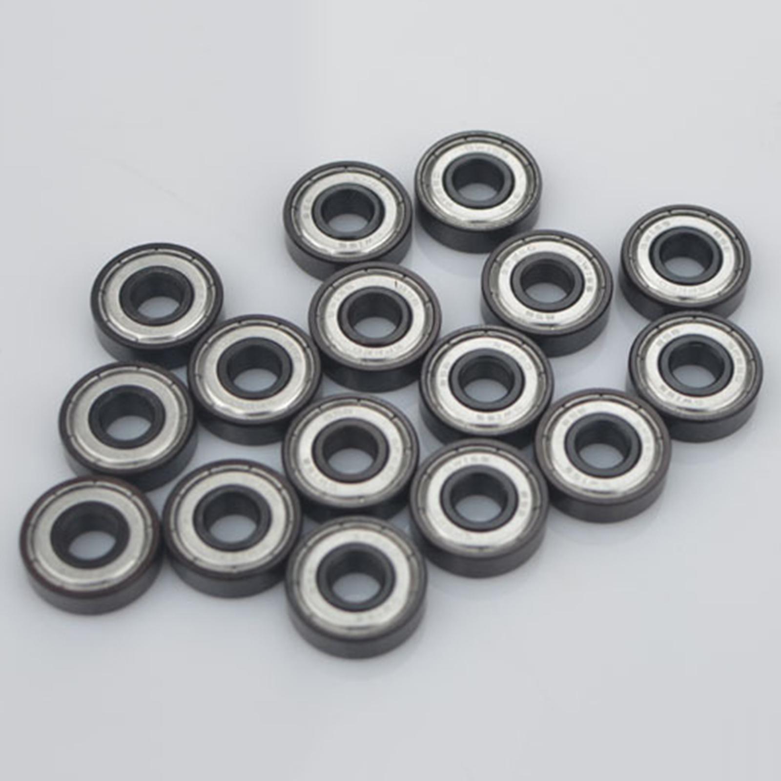 16Pcs Pro Replacement 608 Skateboard Bearings Longboard Skate Board Wheels Spare Part