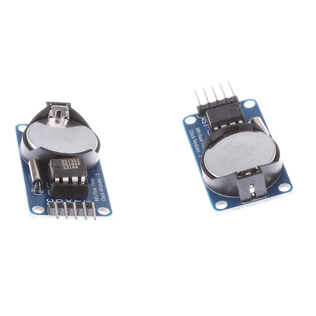 10x DS1302 Clock Module with Battery Real-Time Memories Module for