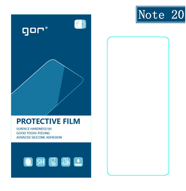 Miếng dán màn hình Gor cho Samsung Note 20 chống trầy xước, hạn chế bám vân tay, cảm ứng nhạy, Hãng Gor - Hàng nhập khẩu.