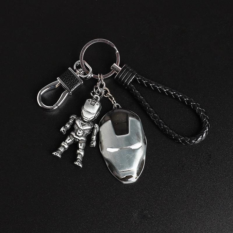 Móc Khóa IRON MAN Avengers Kuu Clothes Màu Bạc Cao Cấp - Móc Khóa Siêu Anh Hùng Thép Titan Không Gỉ -IRONMAN Avenger