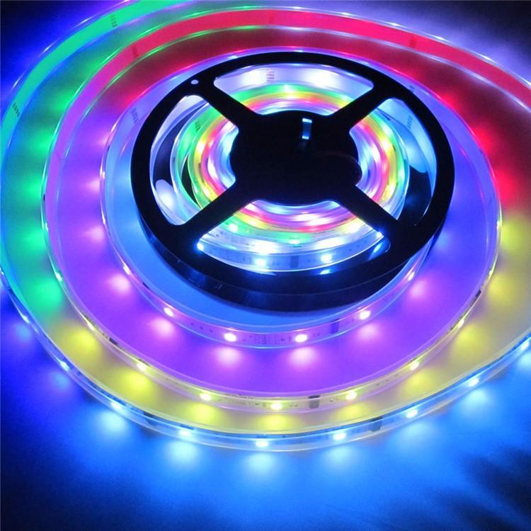 Combo led cuộn 5 mét đổi màu CHỐNG NƯỚC gồm nguồn và điều khiển