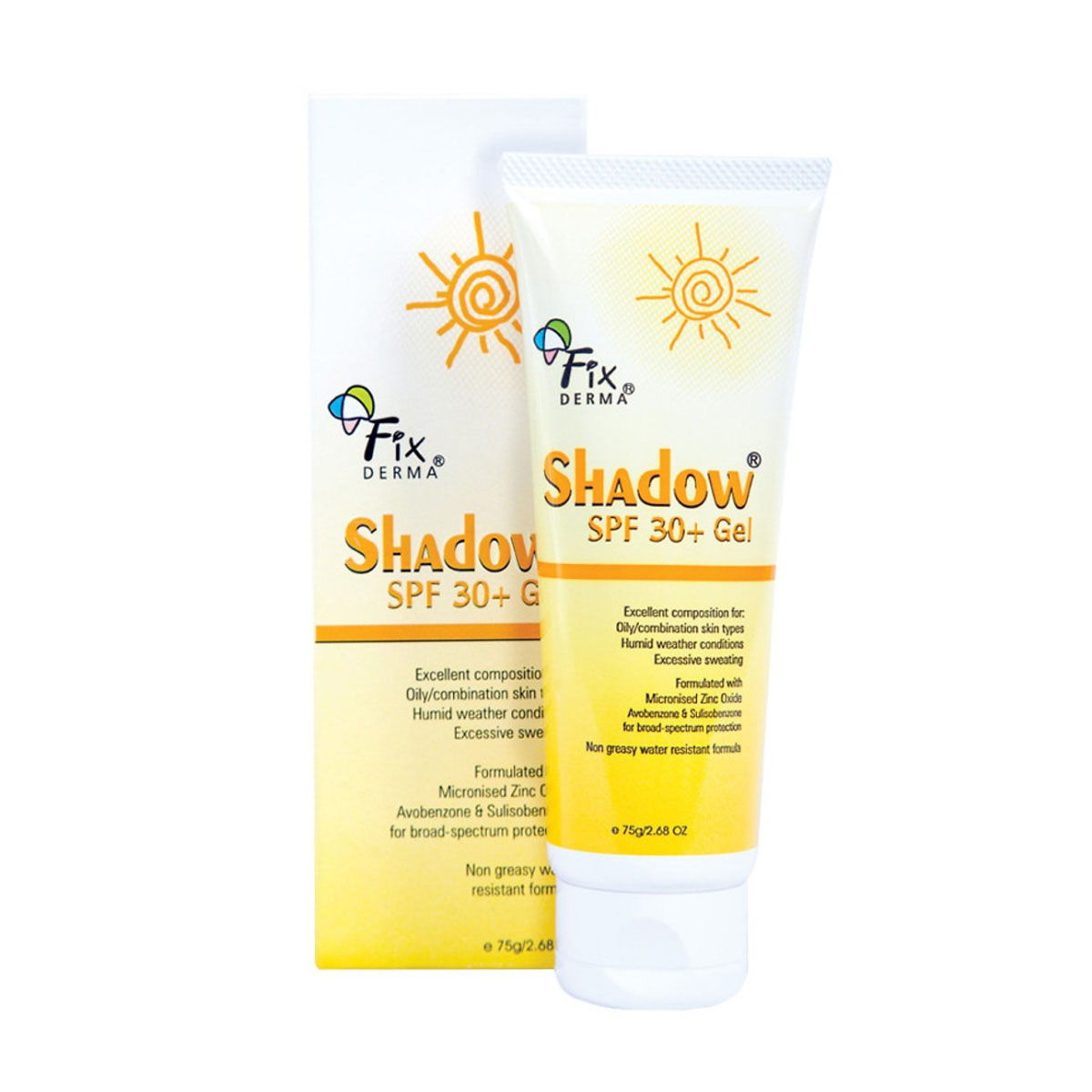 Gel Chống Nắng Da Mặt Fixderma Shadow SPF 30+ 75g