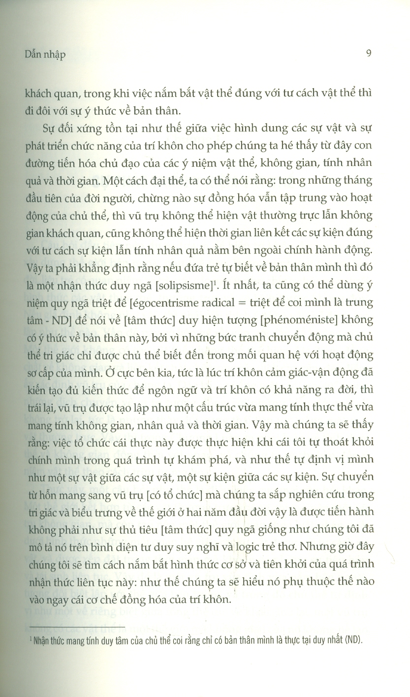Xây Dựng Cái Thực Ở Trẻ - Jean Piaget (Tái bản lần thứ hai, năm 2024)