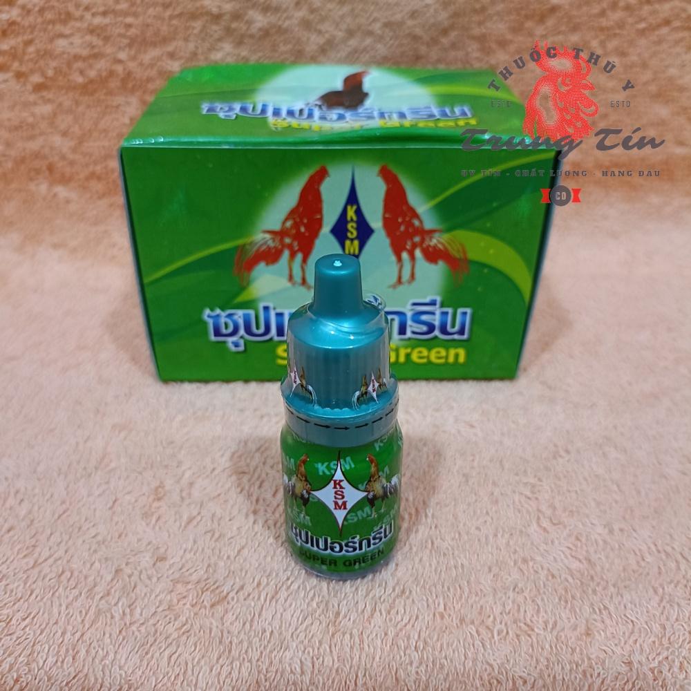 SUPER GREEN - HEN XANH MỚI sưng mặt , cảm cúm - 1 lọ / 8cc