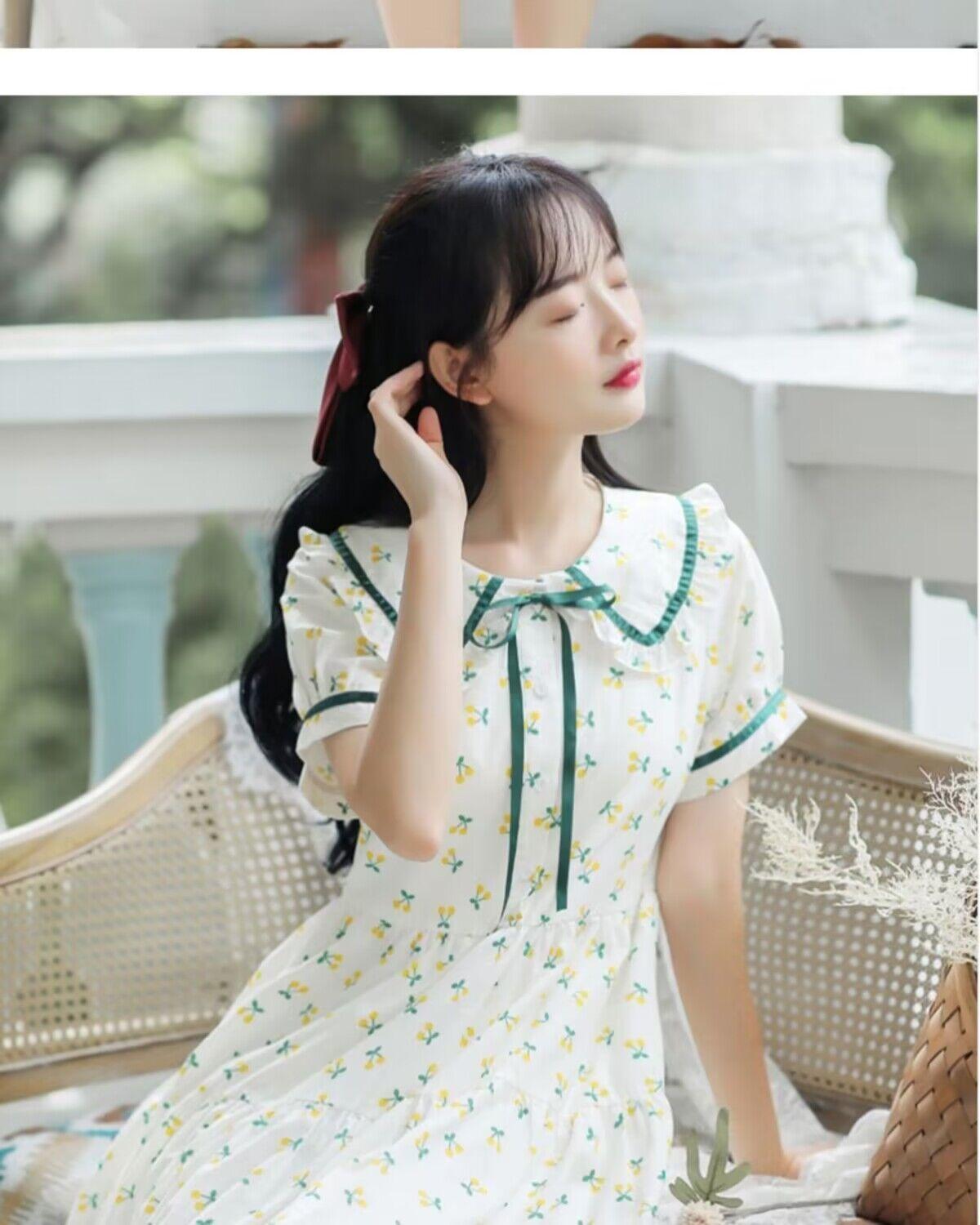 TOBE1SHOP Học sinh trung học ít tươi mát đầm 2023 mùa hè đại học gió một chữ hoa mảnh đầm hiển thị gầy thắt lưng váy nữ