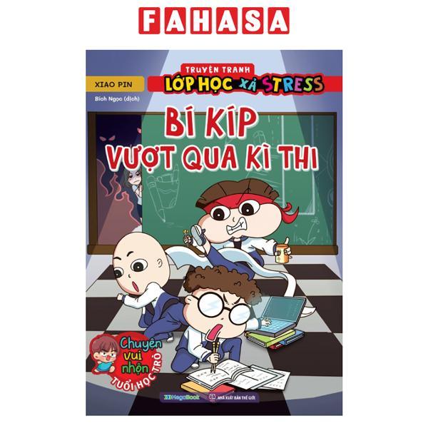 Sách - Sách Truyện Tranh Lớp Học Xả Stress - Bí Kíp Vượt Qua Kỳ Thi, Cánh Cổng Xuyên Không Gian, Con Gái Không Dễ