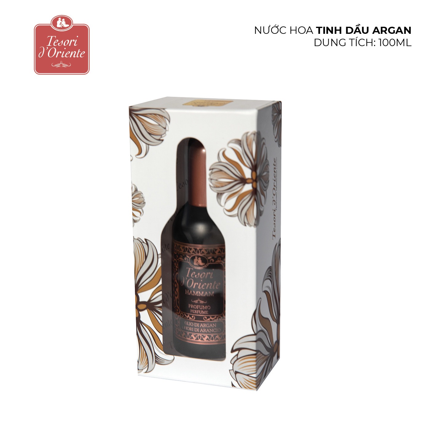 Nước hoa Tesori d’Oriente Hamman Tinh Dầu Argan 100ml Chính Hãng