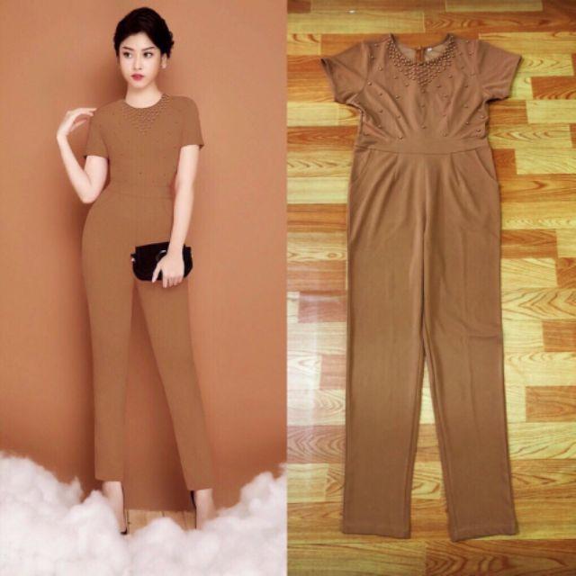 Jum dài tay ngắn đính hột trước ngực xinh xắn
